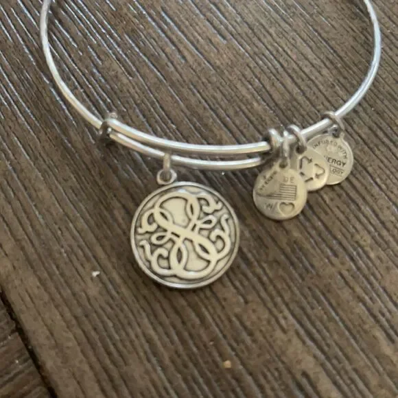 Alex and Ani Path of Life Energy Silver Bracelet - Picture 2 of 5